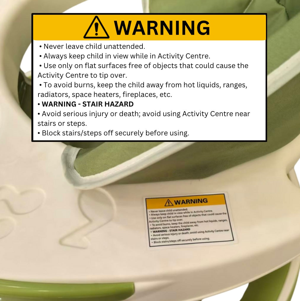 Preorder - Zoom Adjustable O-ring Baby Walker with Push Handle