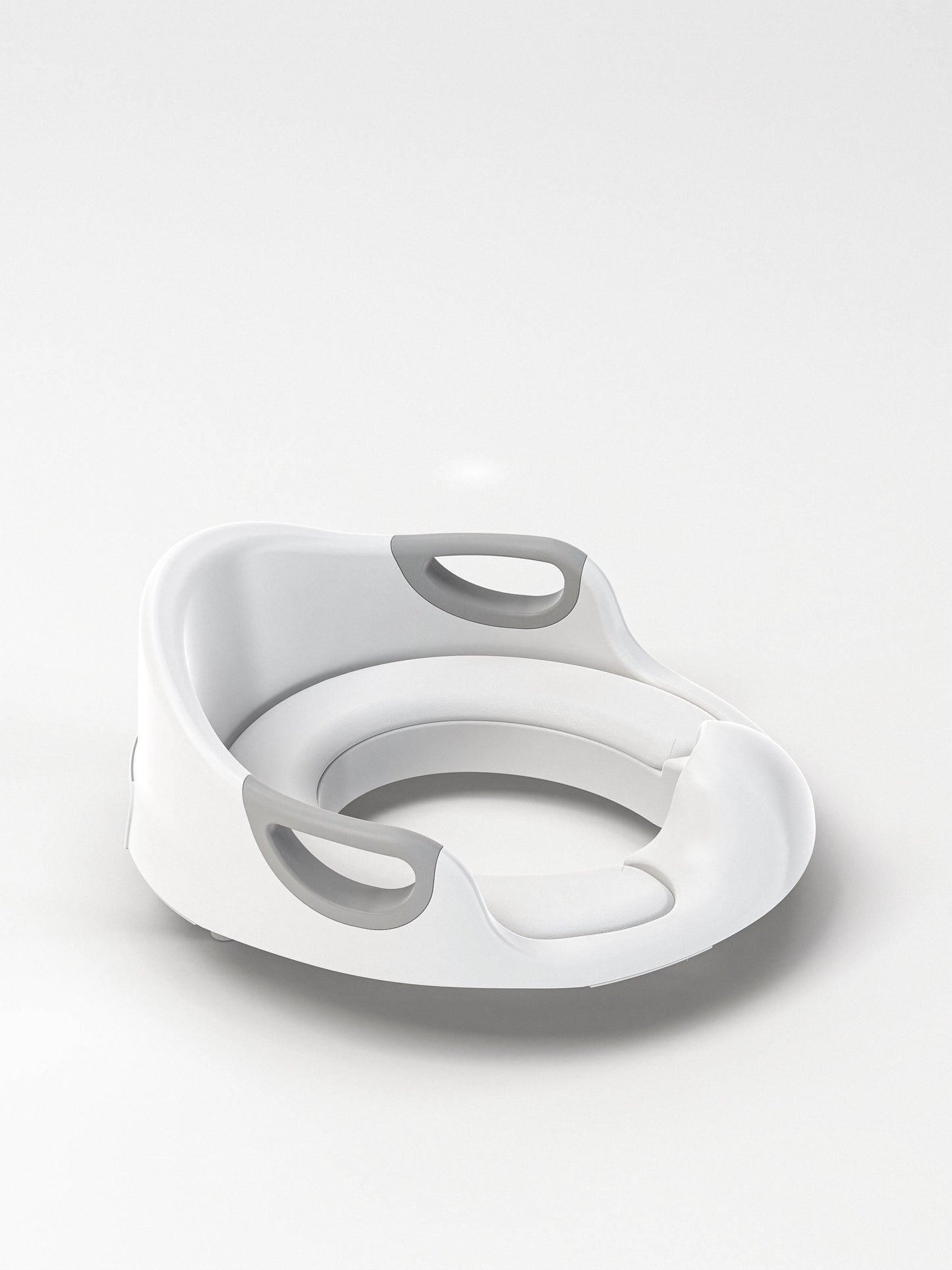 ComfortGrip Baby Toilet Training Seat – White & Grey