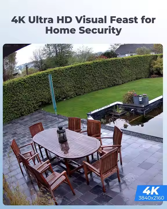 4CH POE Home Night Vision Security Camera System