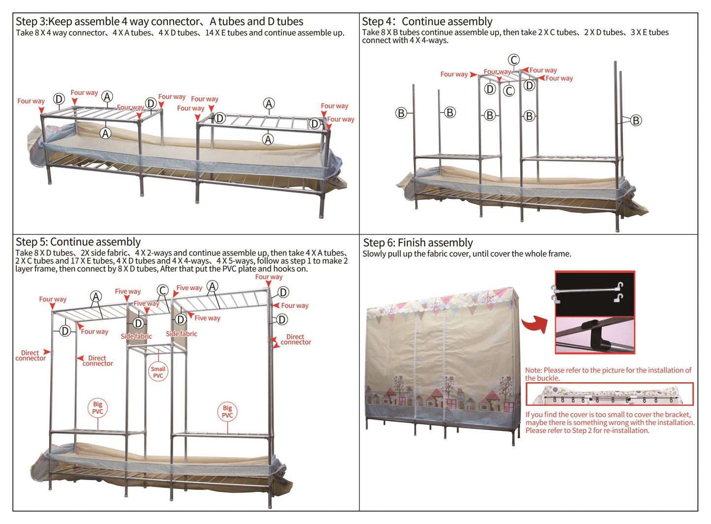 Clothes Wardrobe Organiser
