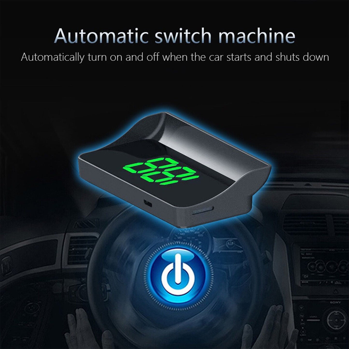 Car GPS Speedometer Hud Heads Up Display