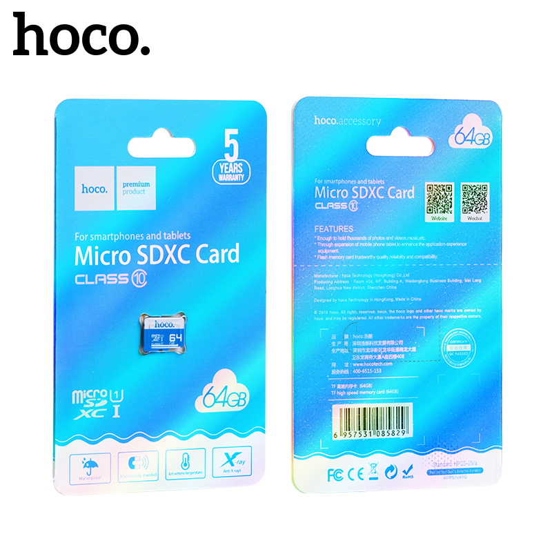 HOCO TF High Speed Memory Micro SD Card 64GB - salelink.co.nz