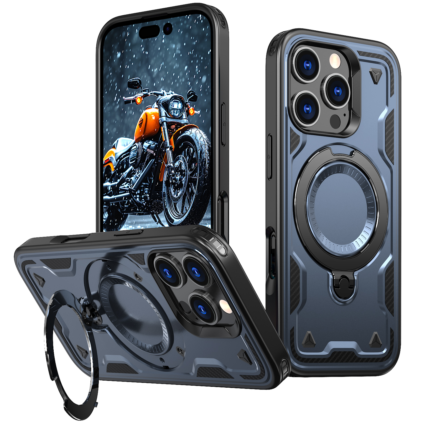 iPhone 15 Pro Max Case - Blue - salelink.co.nz