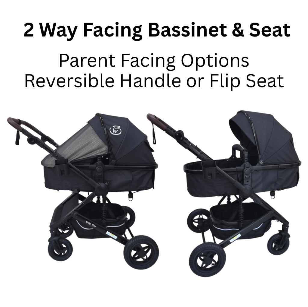 Preorder - Evolve 3 in 1 Stroller + Bassinet + i-Size Capsule Travel System with Sunshade Sets and Mattress + Colour Options