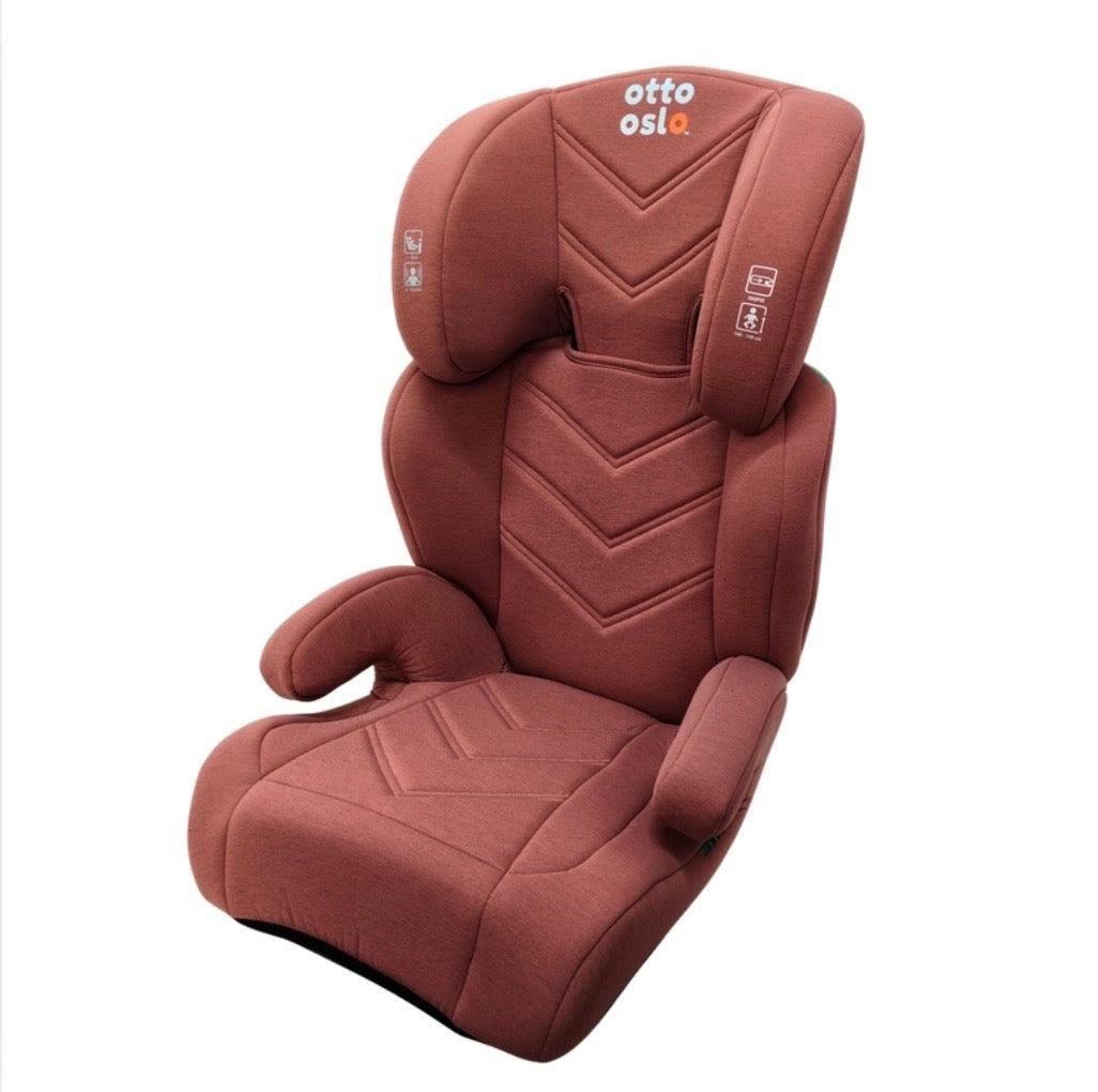 Zen i-Size Booster Car Seat with Isofix and Adjustable Headrest - PINK