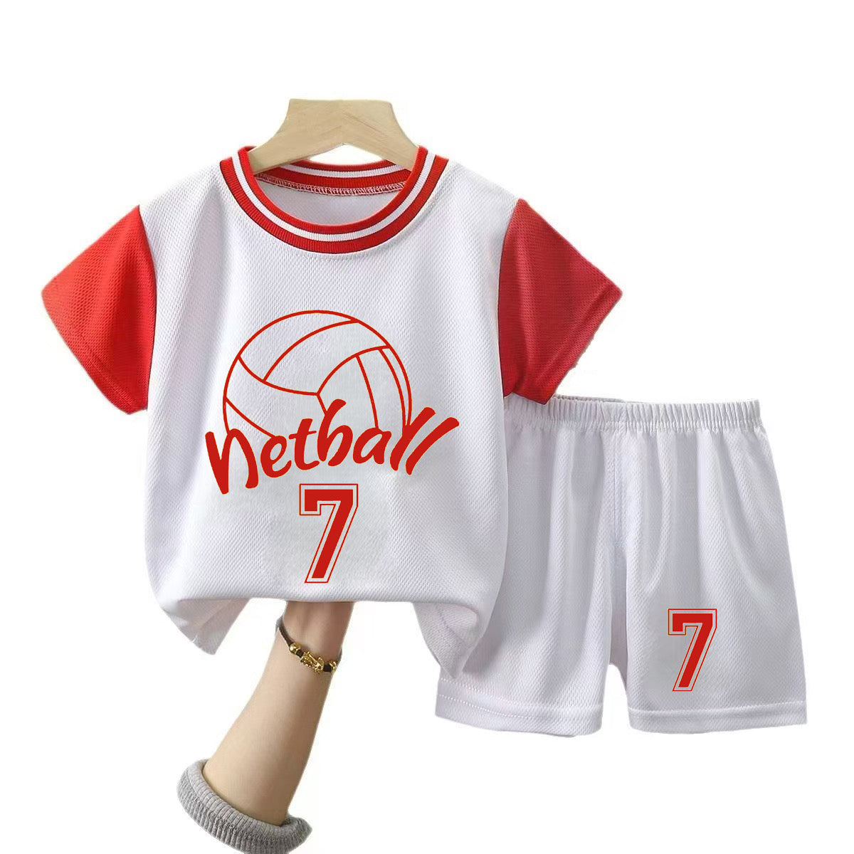 Kids Sportswear Matching Set – Basketball & Netball Style