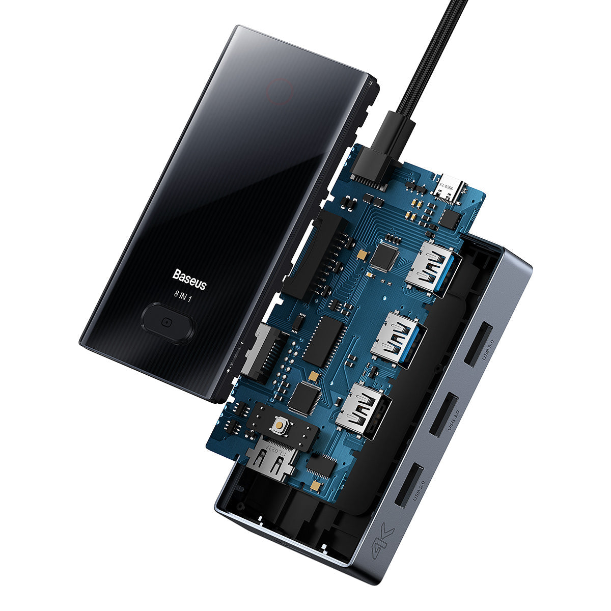 Baseus 8-in-1 USB C Hub 4K@60Hz
