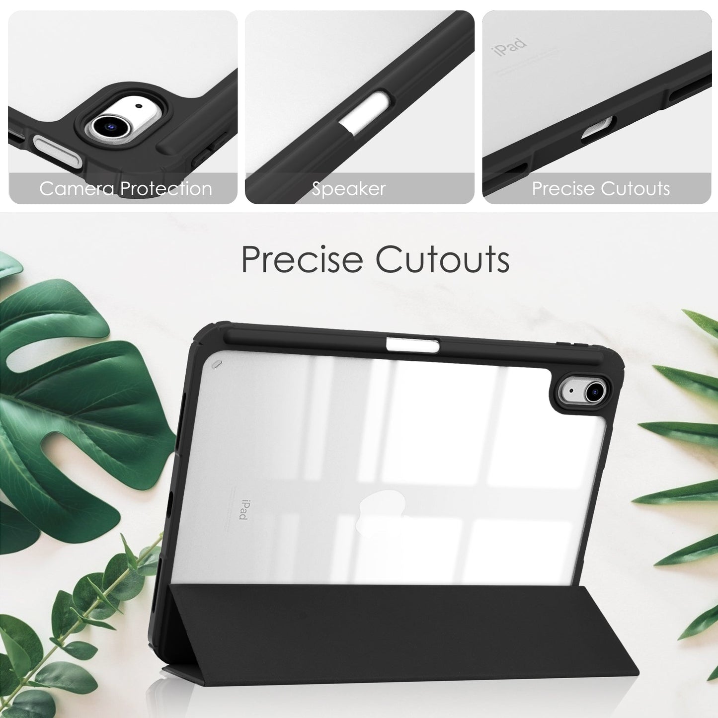 iPad 10.9" Case (10th Gen 2022), iPad 11 (A16 2025) with Pencil Holder