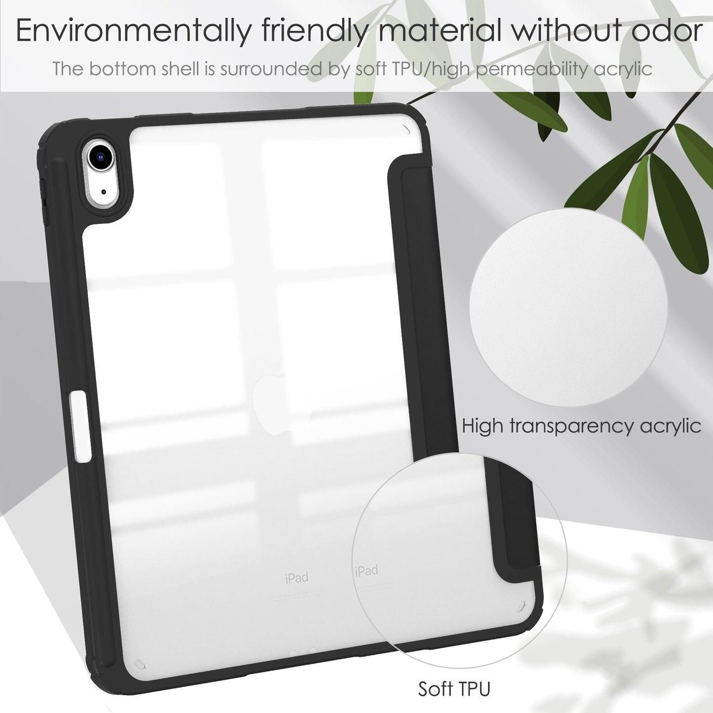 iPad 10.9" Case (10th Gen 2022), iPad 11 (A16 2025) with Pencil Holder