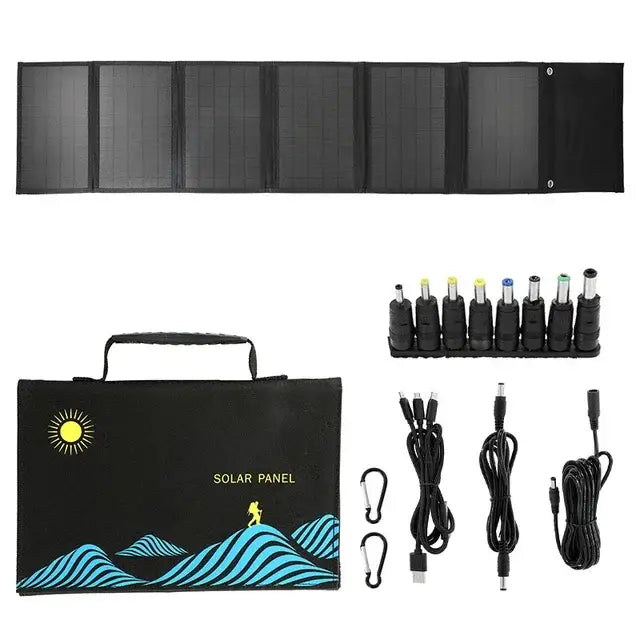 1000W Foldable Solar Charger Bag with USB & DC Output