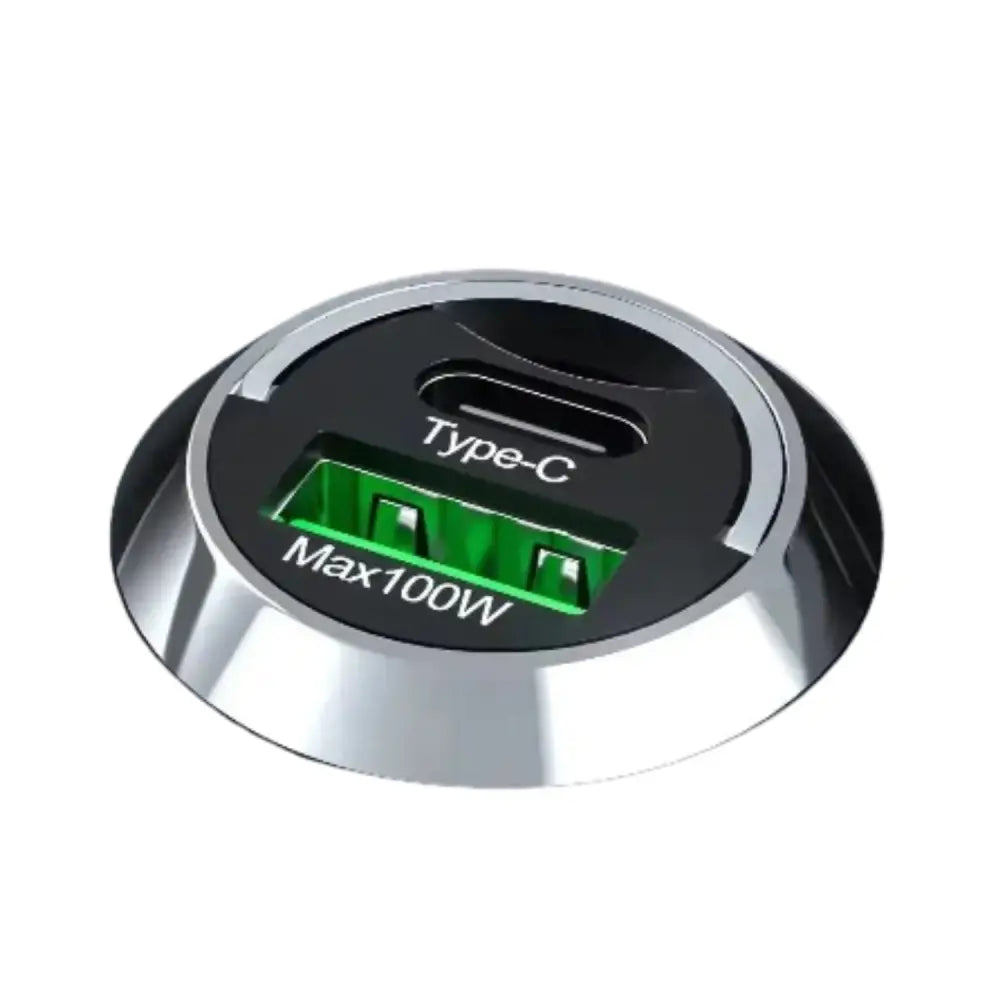 100W Mini USB-C Fast Car Charger Adapter