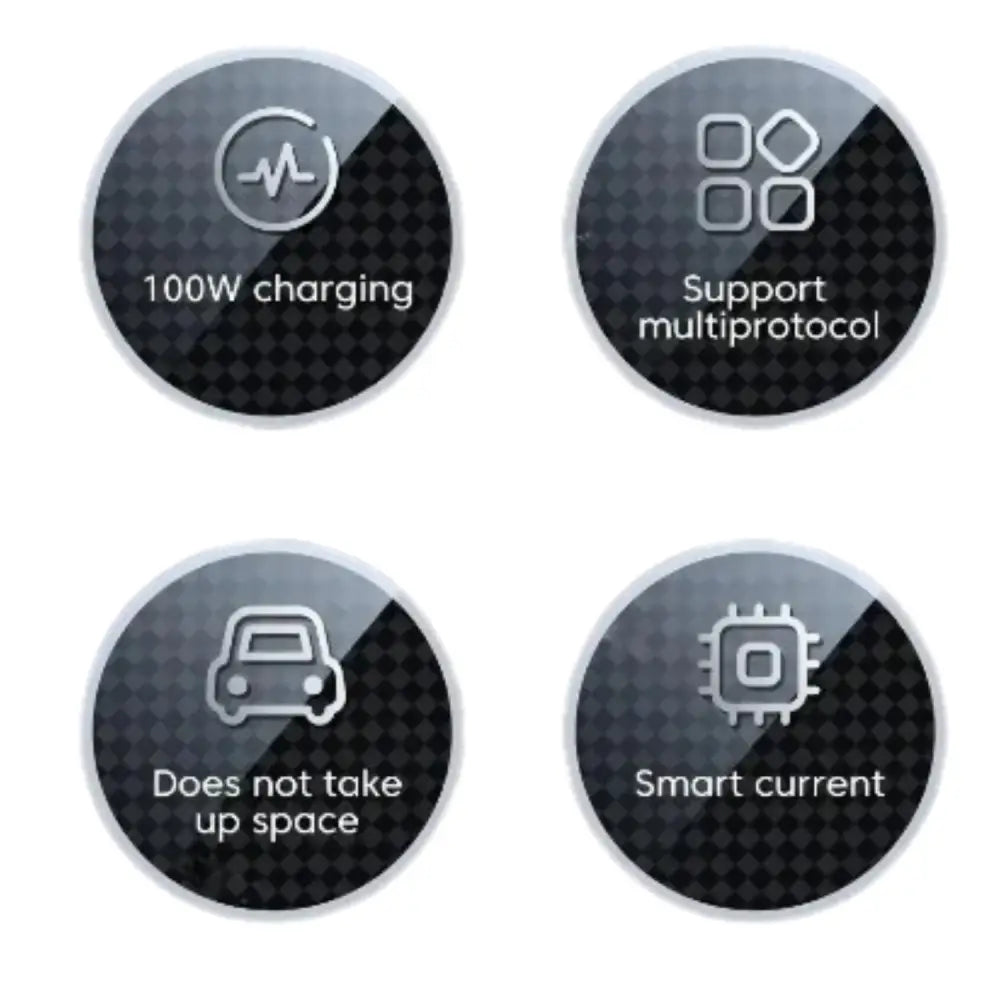 100W Mini USB-C Fast Car Charger Adapter