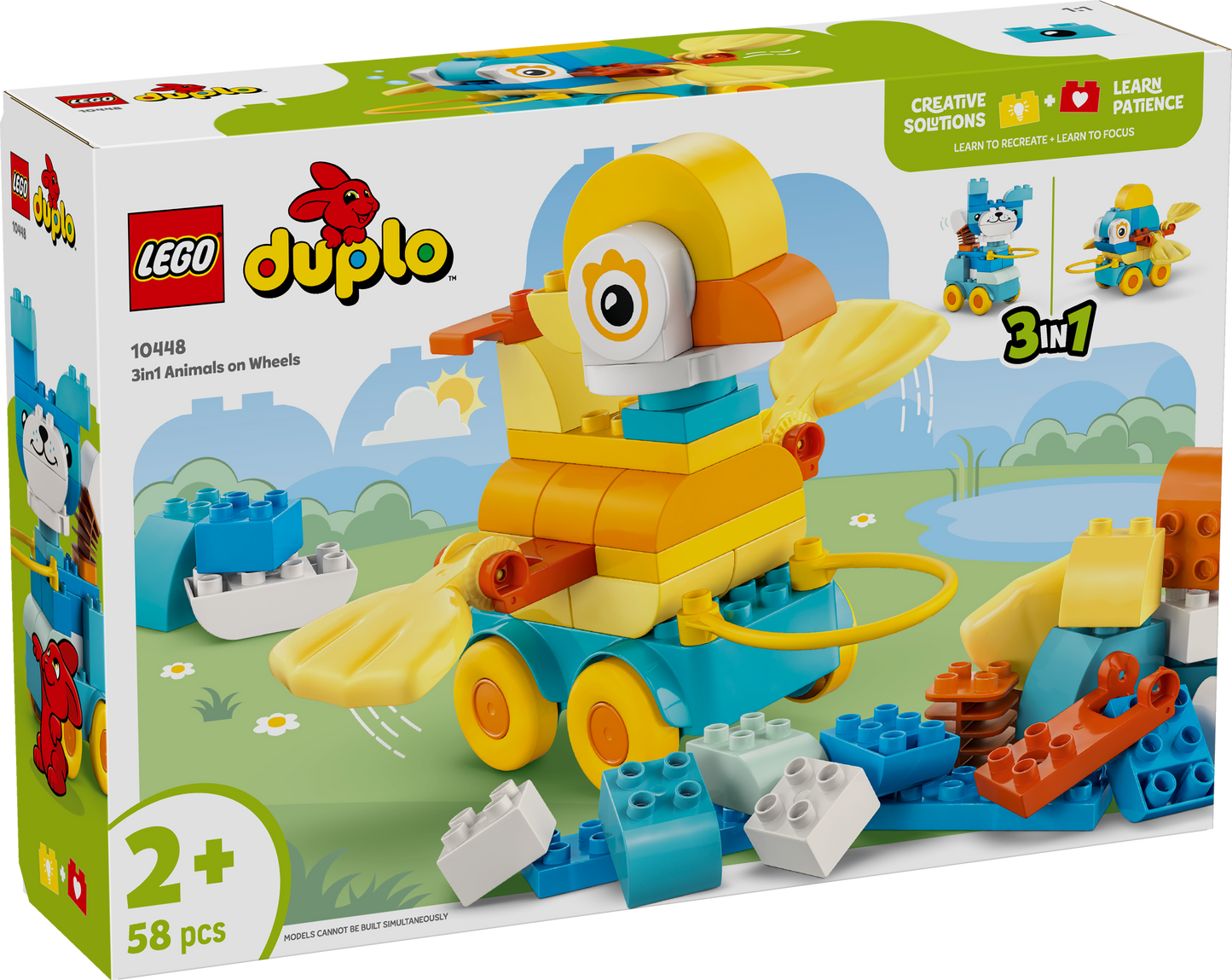 LEGO DUPLO Town: 3-in-1 Animals on Wheels (10448)
