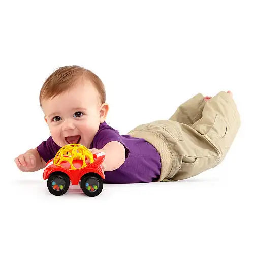 Oball Rattle and Roll Car - Red - Babyonline