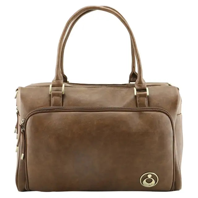 Isoki Double Zip Satchel REDWOOD - Babyonline