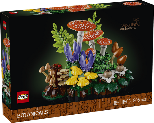 LEGO Botanicals: Woodland Mushrooms (11505)