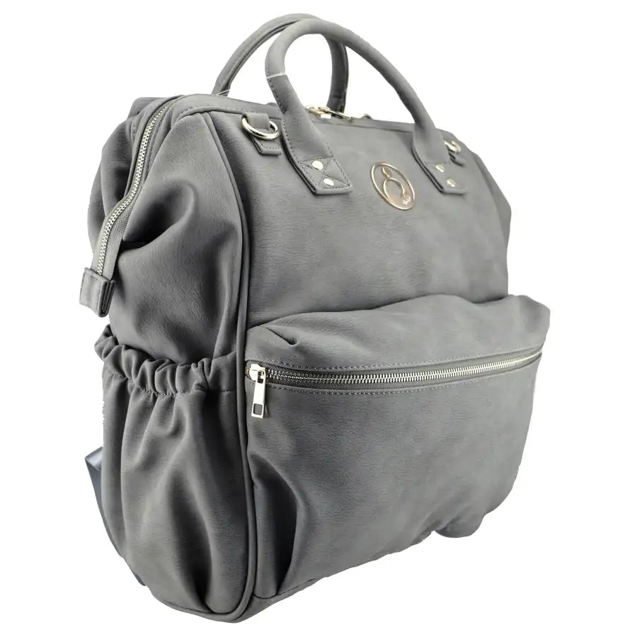 Isoki Nappy Bag Byron Backpack STONE - Babyonline