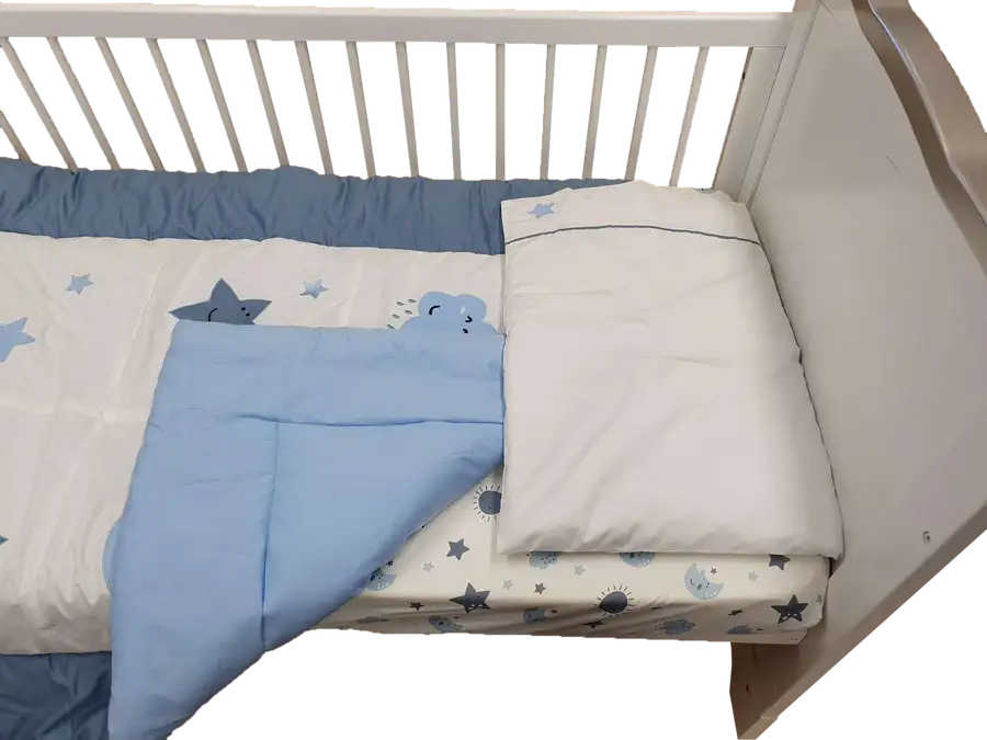 Sleep Tight Cot Bedding Set STARS & MOONS - Babyonline