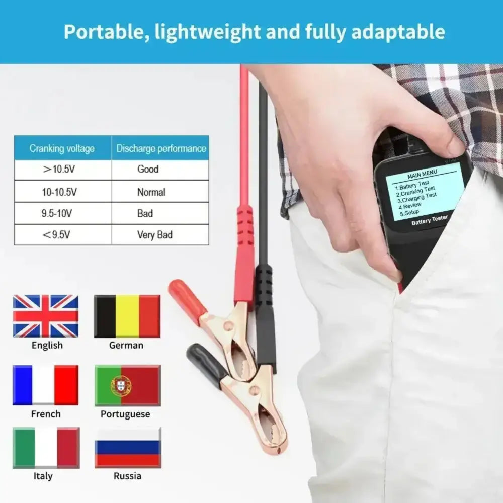 12V Car Battery Tester