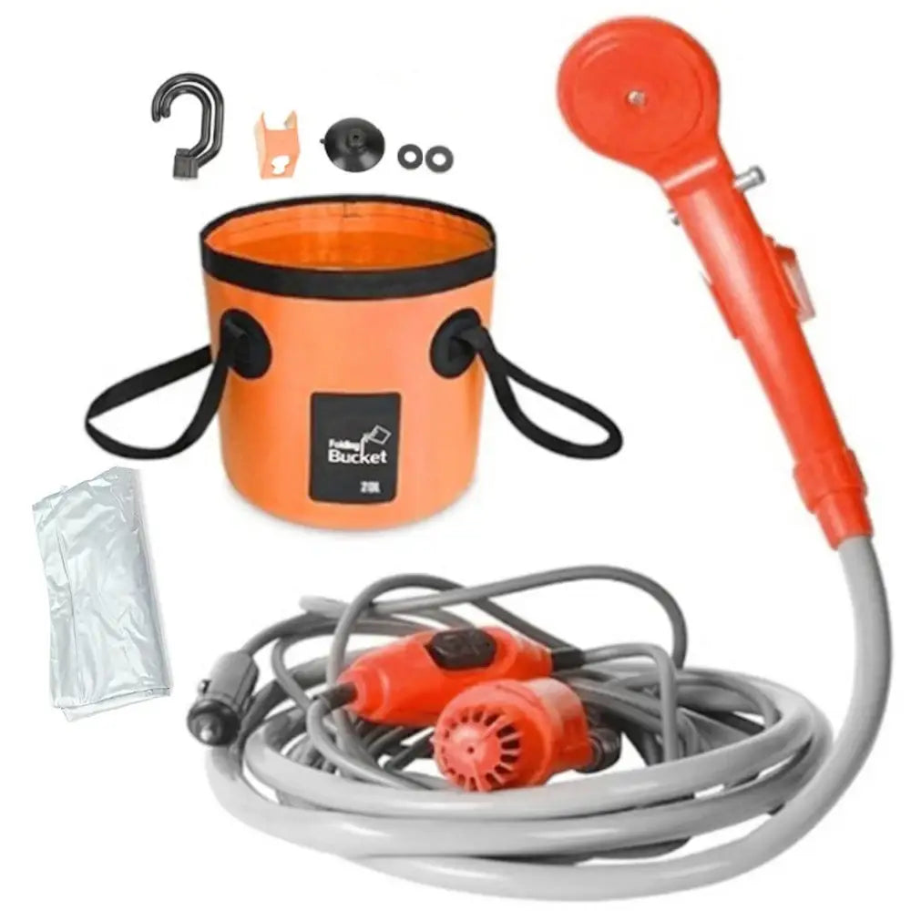 12V Portable Camping Shower Pump (3 colours available)
