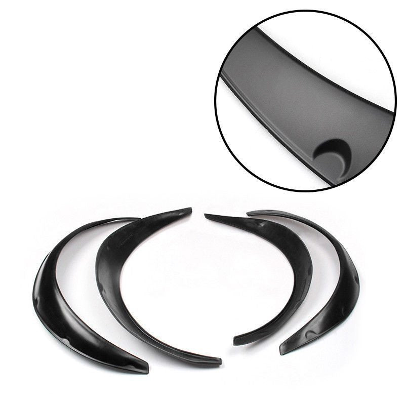 4pcs Car Fender Flares Flexible Body Wheel Arches Extra Wide Universal