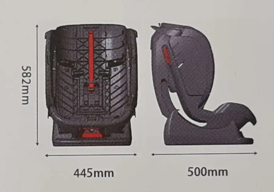 Neeva 3-in-1 Convertible Car Seat 0-36kg : CHEVRON