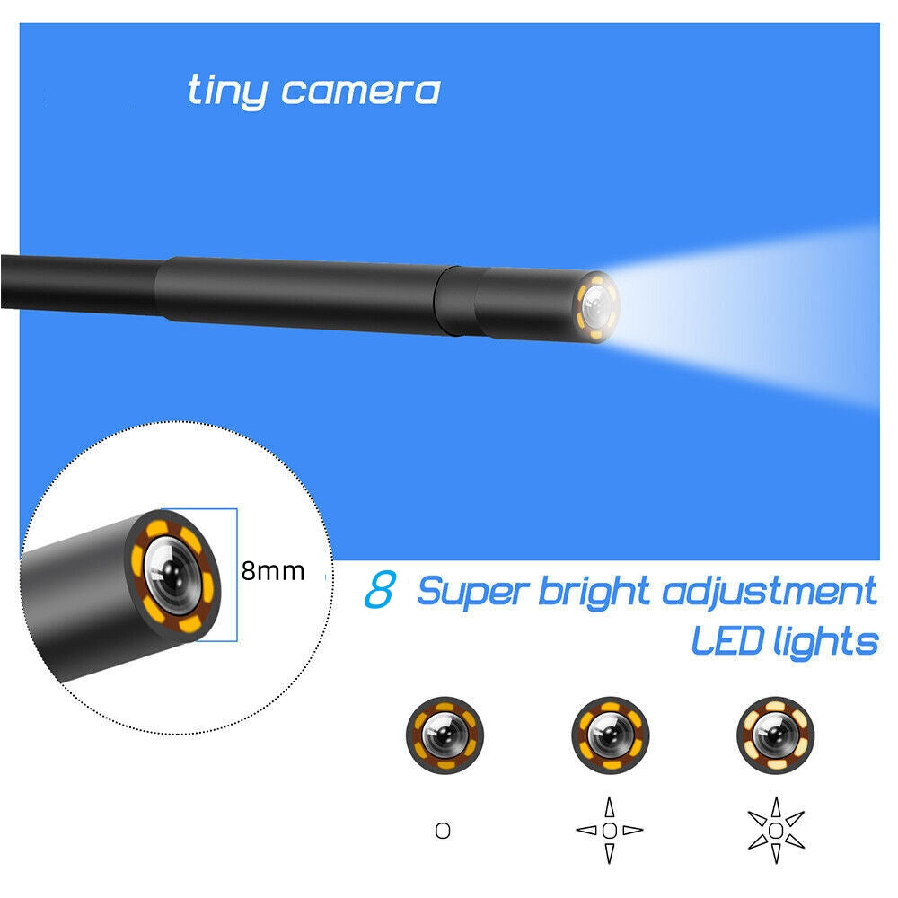 Industrial Endoscope Camera 1080P HD 4.3" LCD Screen Borescope Inspection Camera