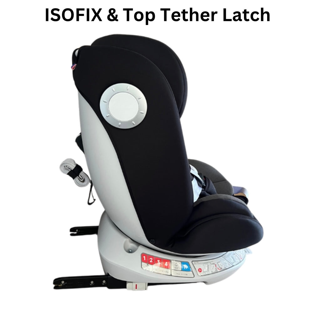 The Slim: 360 Rotation Convertible Car Seat with Double Head & Neck Support