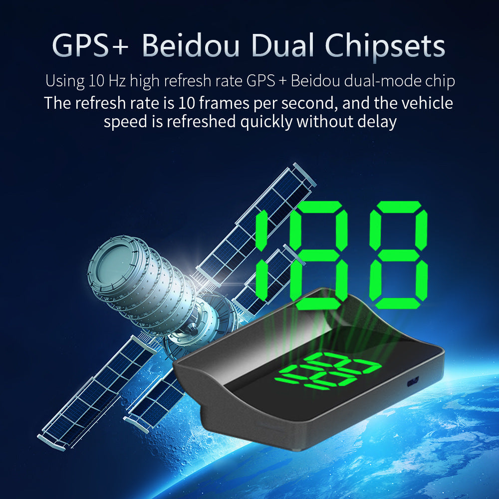 Car GPS Speedometer Hud Heads Up Display