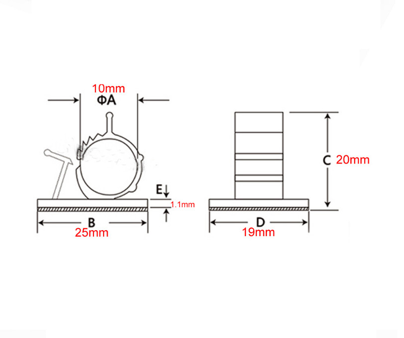 Cable Clips Cable Organiser Management Wire - salelink.co.nz