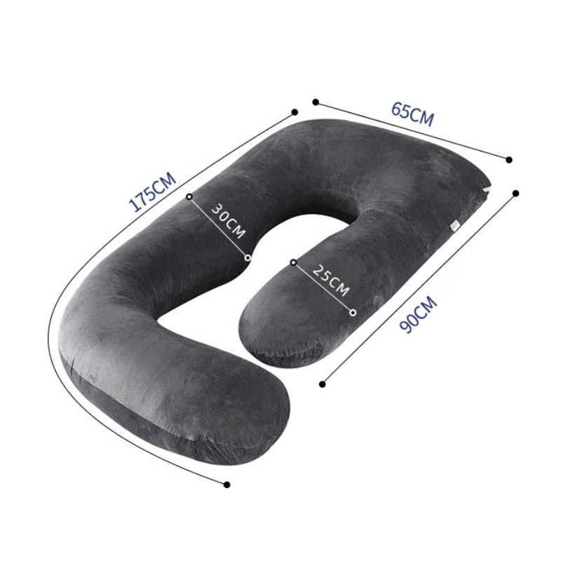 Pregnancy Pillow - Grey - salelink.co.nz