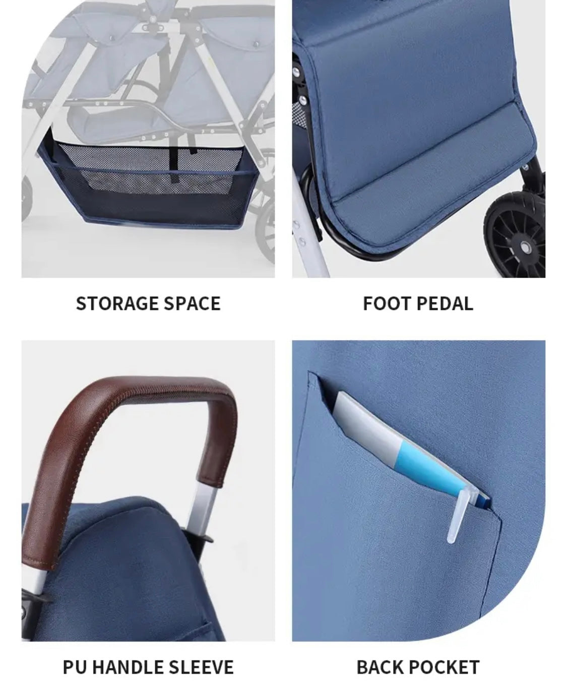 Tandem Double Stroller