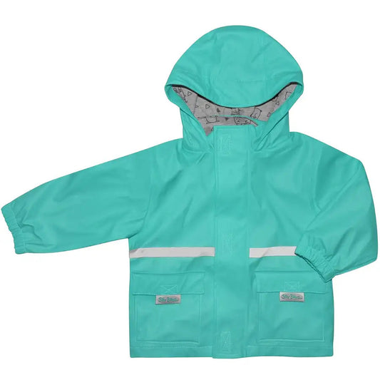 Silly Billyz Waterproof Jacket - AQUA - Babyonline