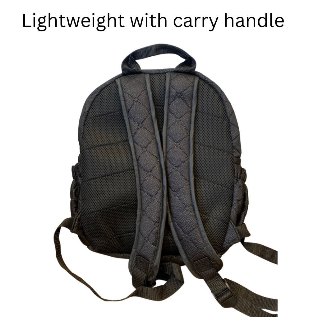 Quilted Mommy Backpack – Lightweight Nappy Bag