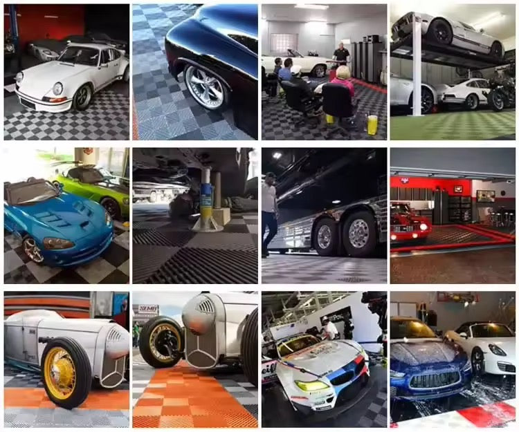 Interlocking Plastic Garage Flooring Tiles