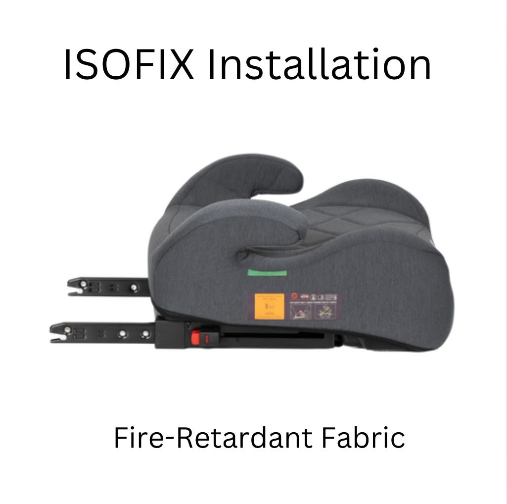 ClickSecure i-Size R129 Half Booster Seat with ISOFIX and Cup Holder