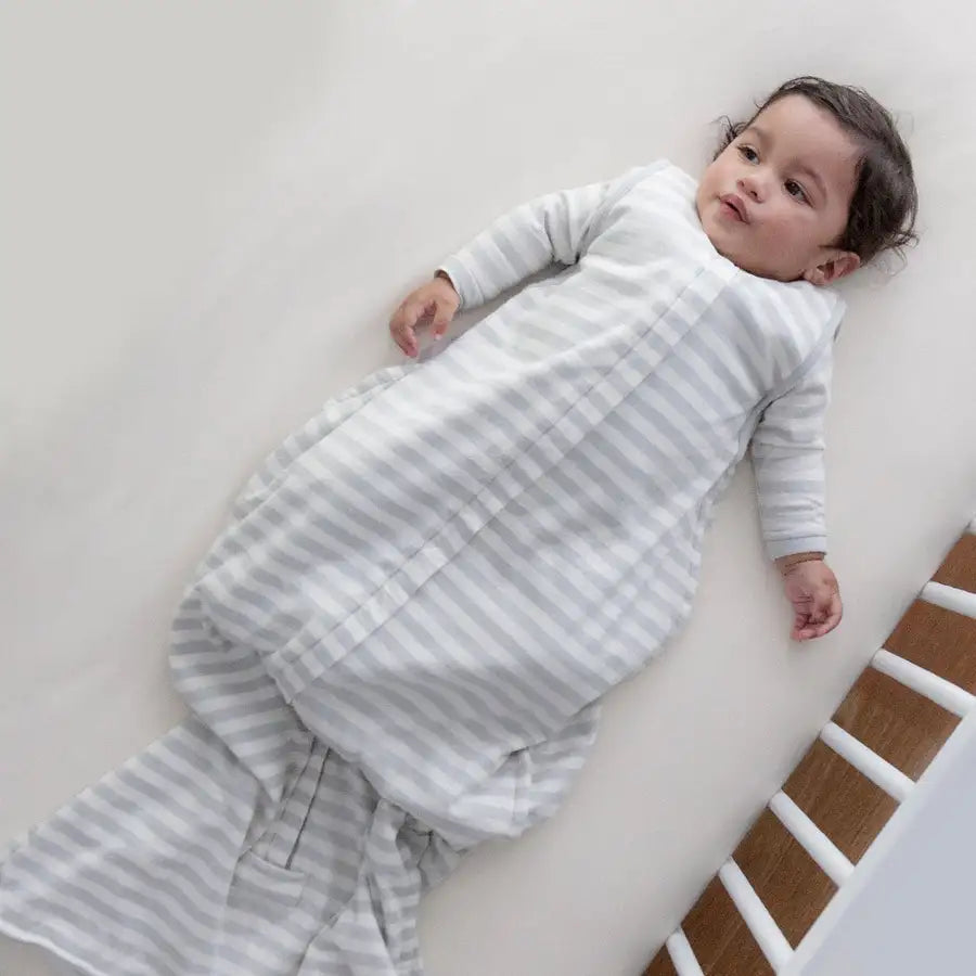 Woolbabe 3-Seasons 3-24 Months Front Zip Sleeping Bag - PEBBLE - Babyonline