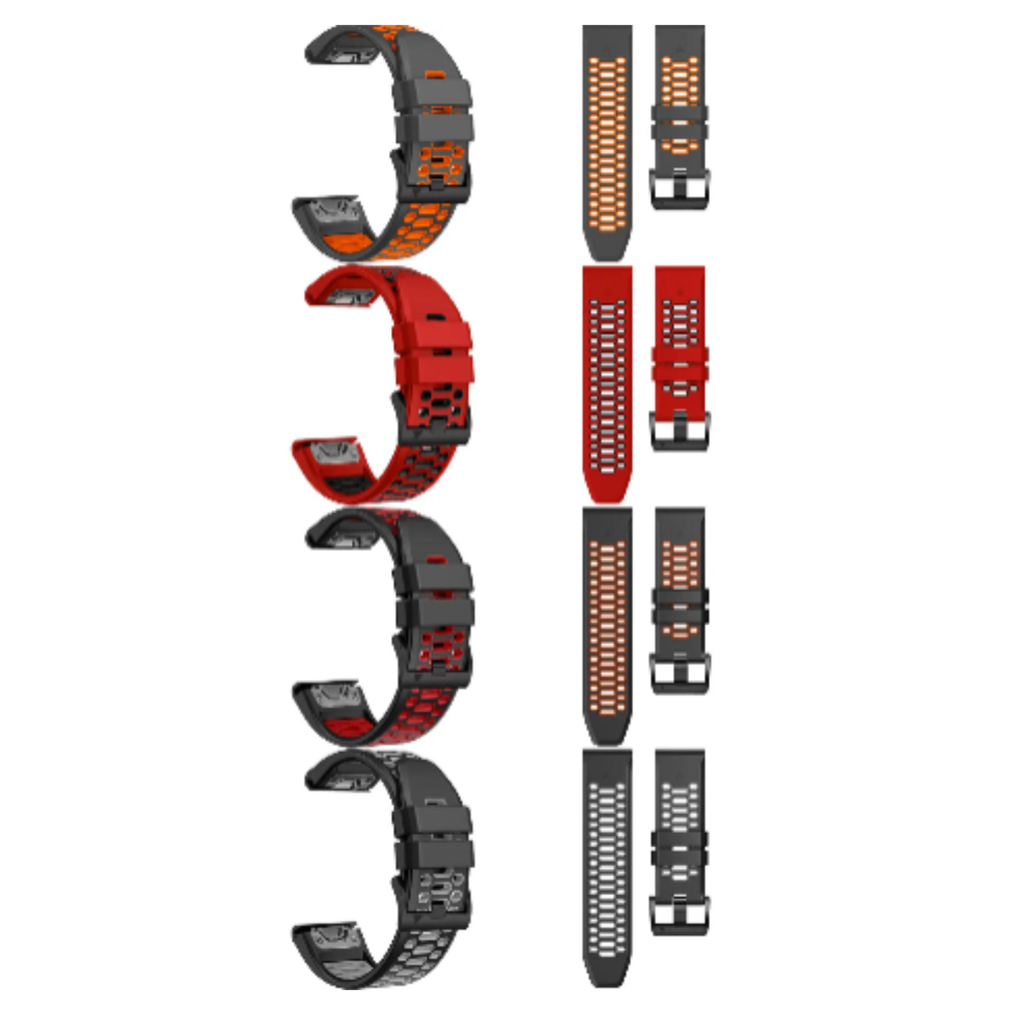 Silicone Watch Band for the Garmin Fenix 8 (47mm (available in 12 colours)