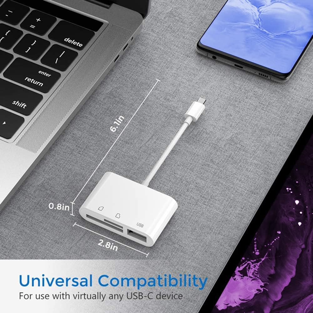 USB C SD/TF Card Reader Type C - salelink.co.nz