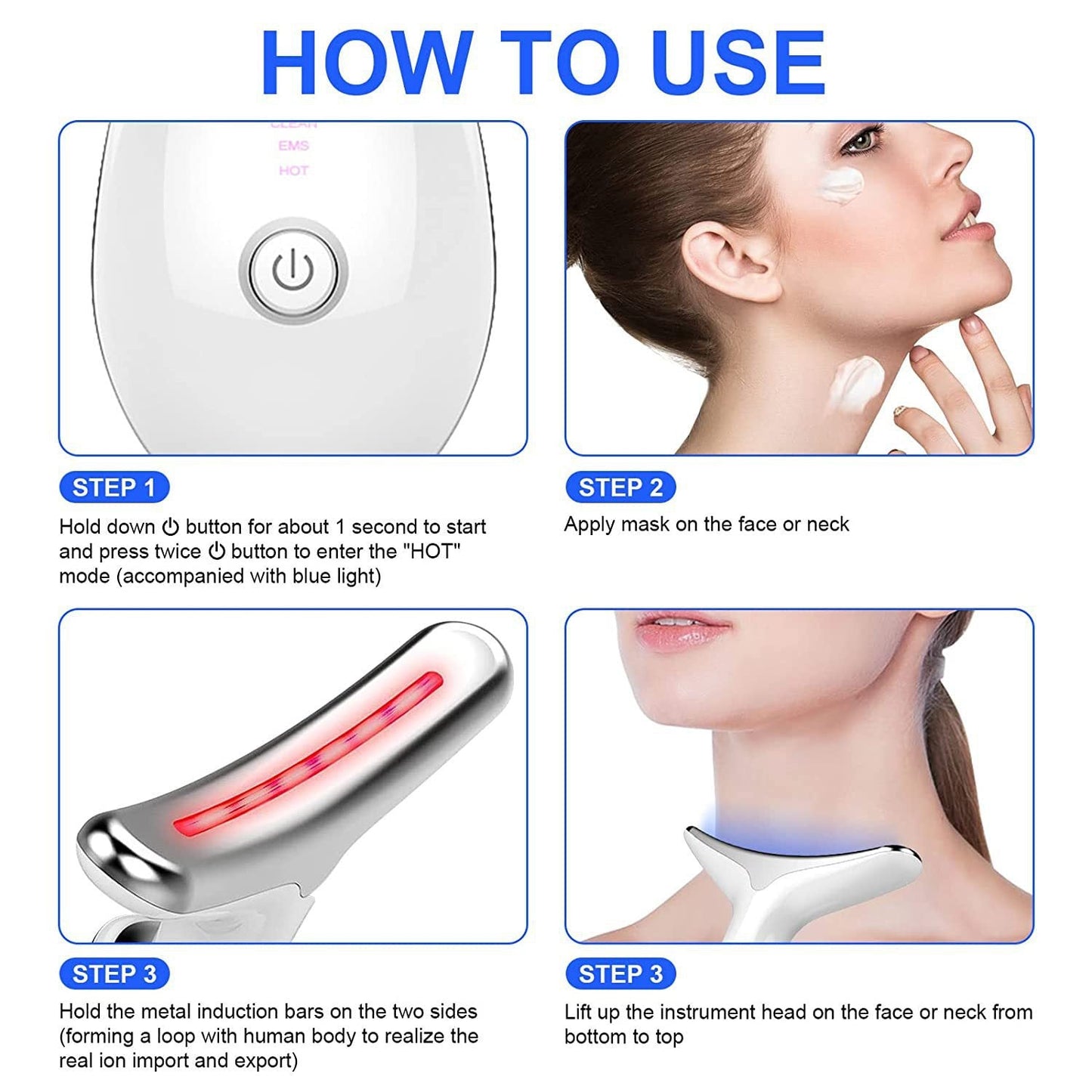 Multifunctional Face and Neck Massager