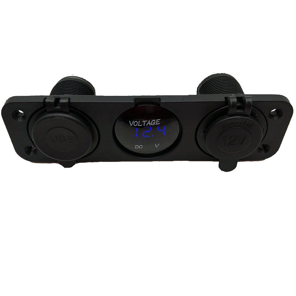 12V Car Charger Socket Panel
