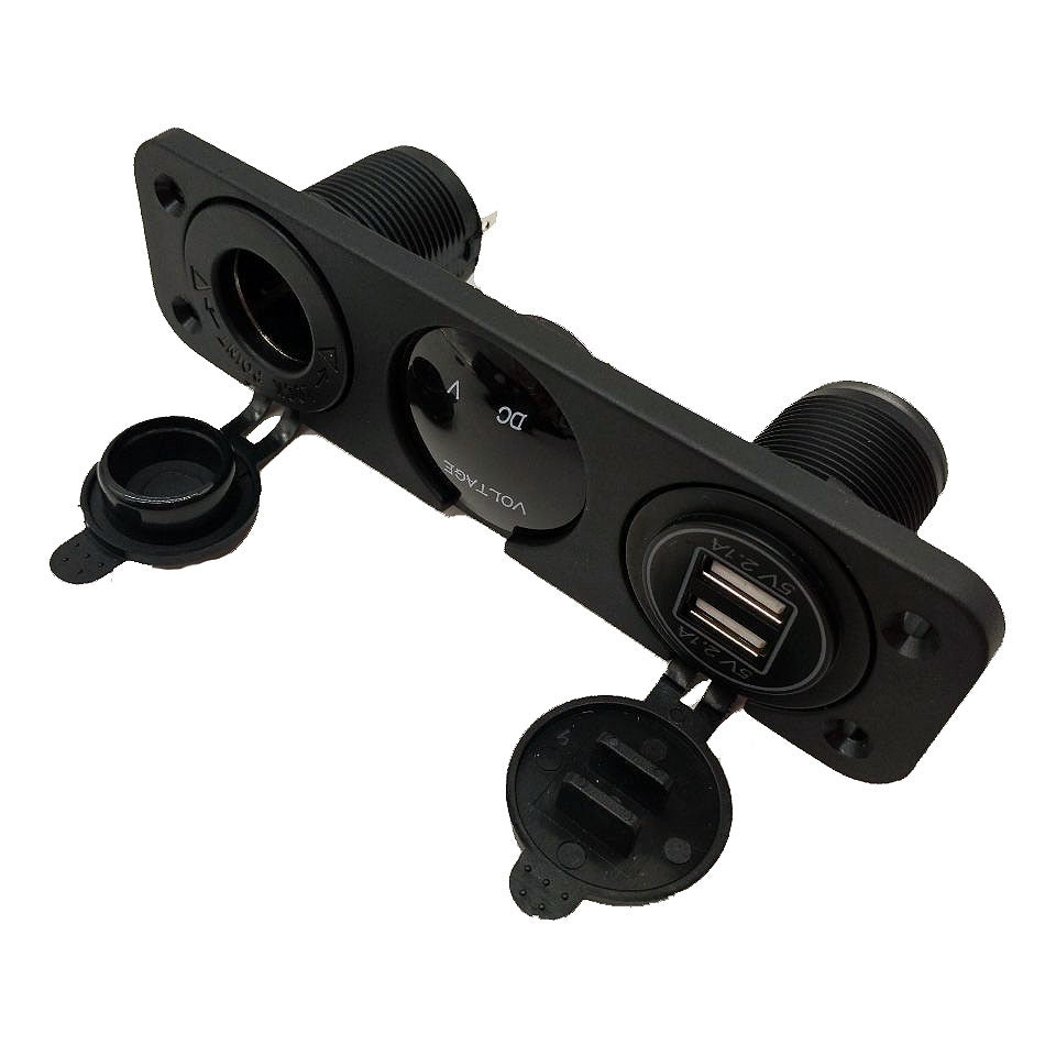 12V Car Charger Socket Panel