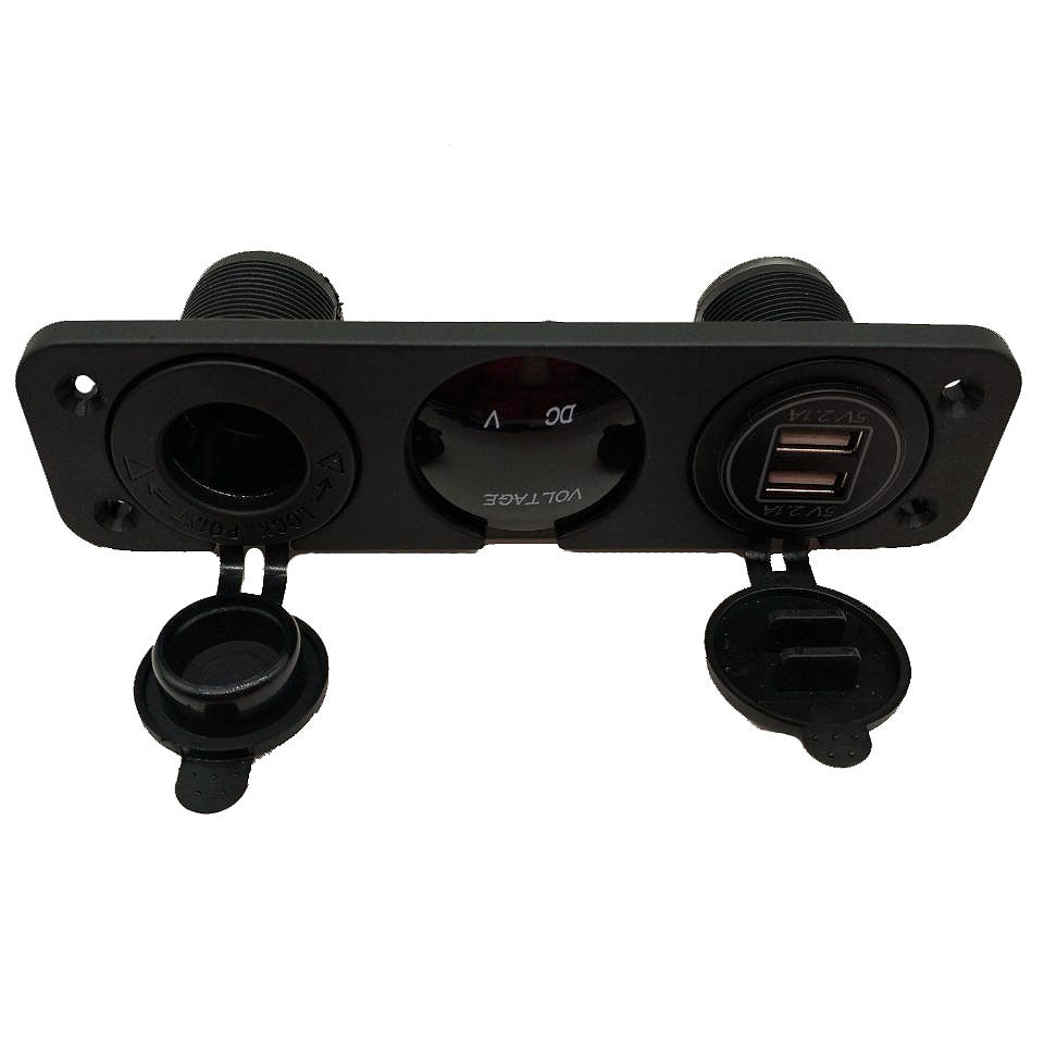 12V Car Charger Socket Panel
