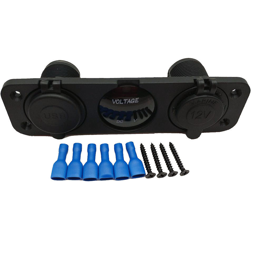12V Car Charger Socket Panel