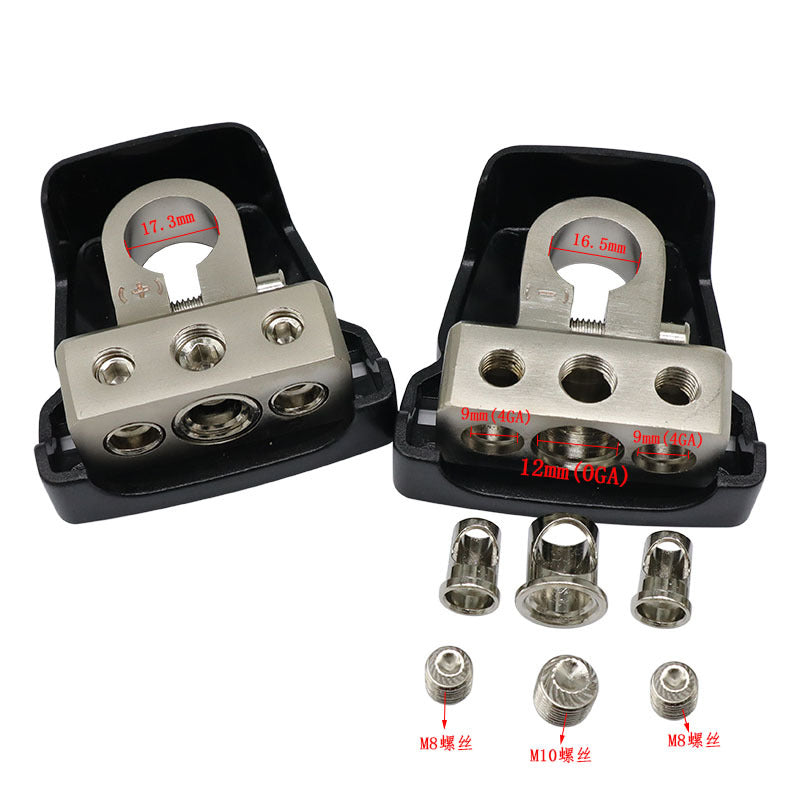 Battery Terminal Connectors with Polycarbonate Cover