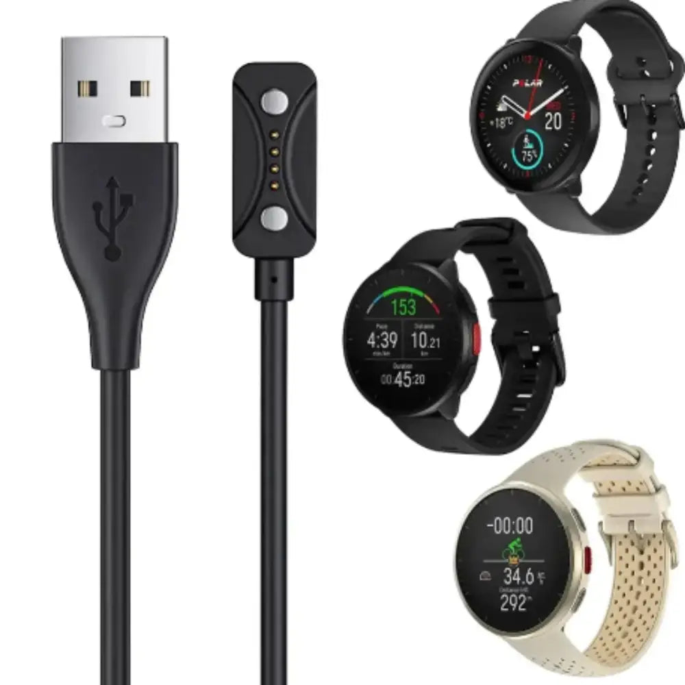 USB Charger for Polar Pacer Pro/Ignite 3