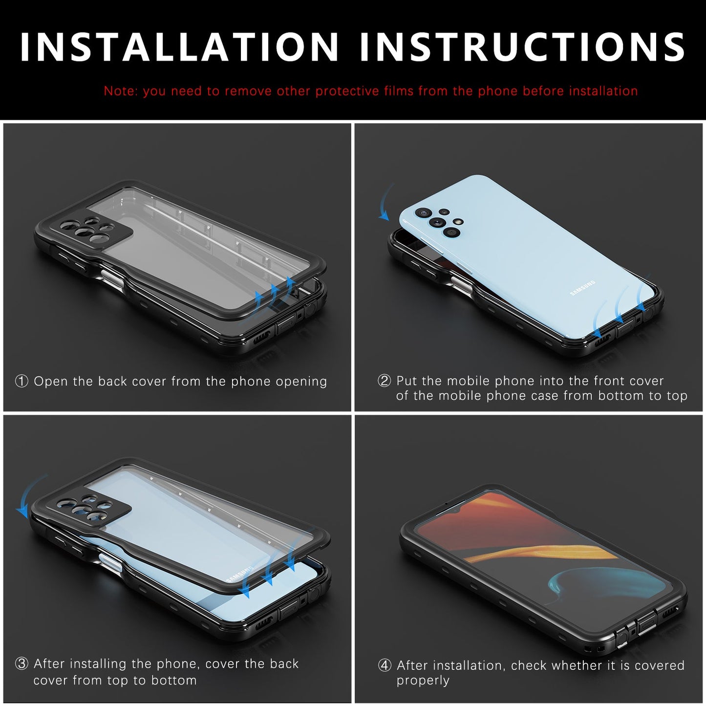 Samsung S22 Ultra Waterproof Case