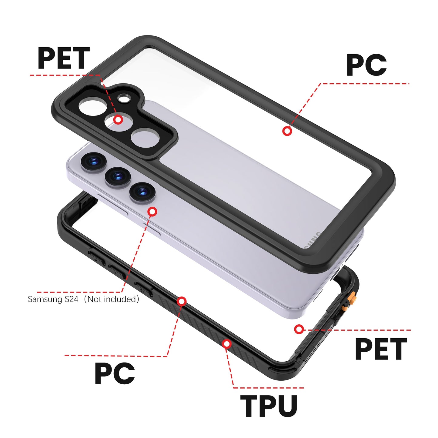 Samsung S24 Waterproof Case