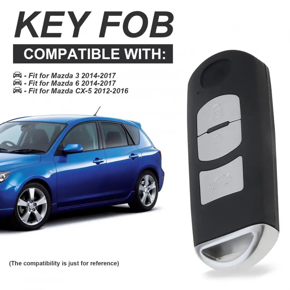 2/3-Button Smart Remote Key Fob 433MHz ID49 for Mazda Axela & Atenza