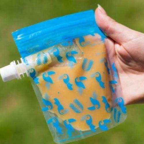 Cherub Baby - On The Go Food Pouches LARGE 10 Pack